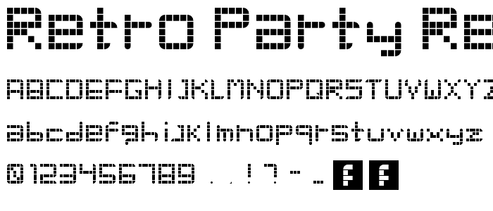 Retro Party Regular font